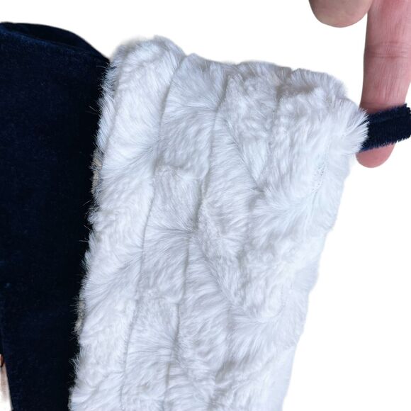 Florida Gators Christmas Stocking Velvety Blue Orange White Snowflakes UF Sports - Picture 10 of 12